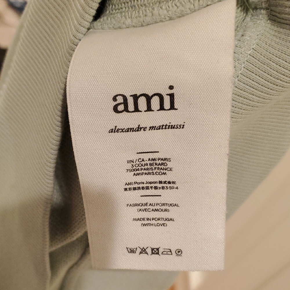 AMI Mint Green Crewneck Sweater XL - Picture 4 of 8